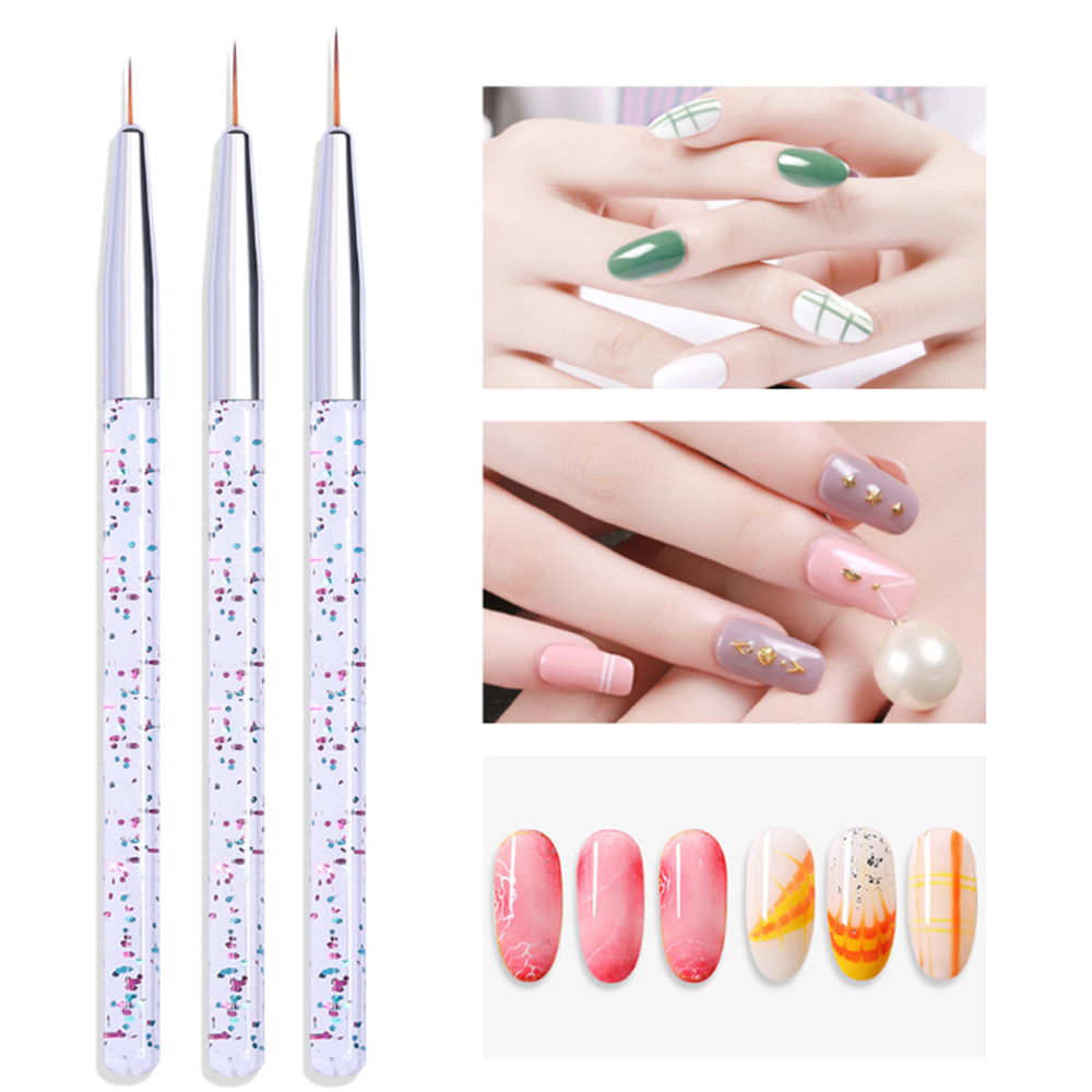 Detailing Brush Set - LINMANDA 3Pcs Nail Art Pen Set