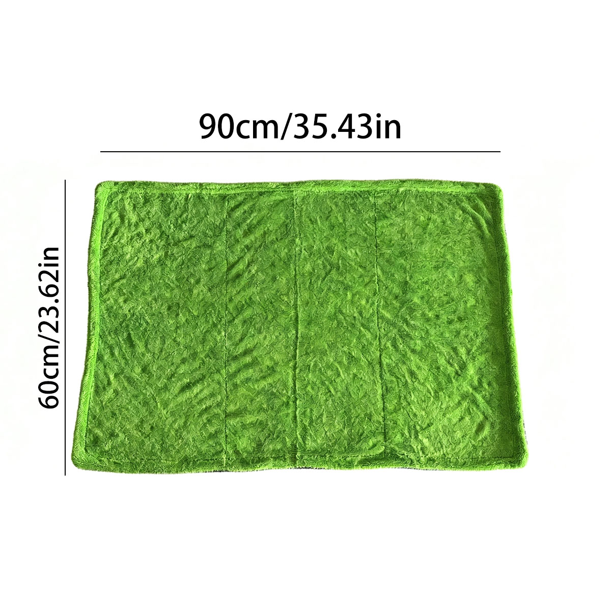 New Green Gray Dual-Sided Car  - Microfiber Towel Detailing 评论和价格