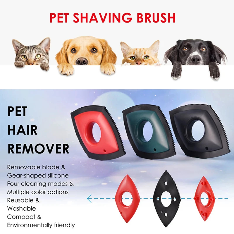 4 Modes Pet Hair Remover Comb  - Detailing Brush Set 评论和价格