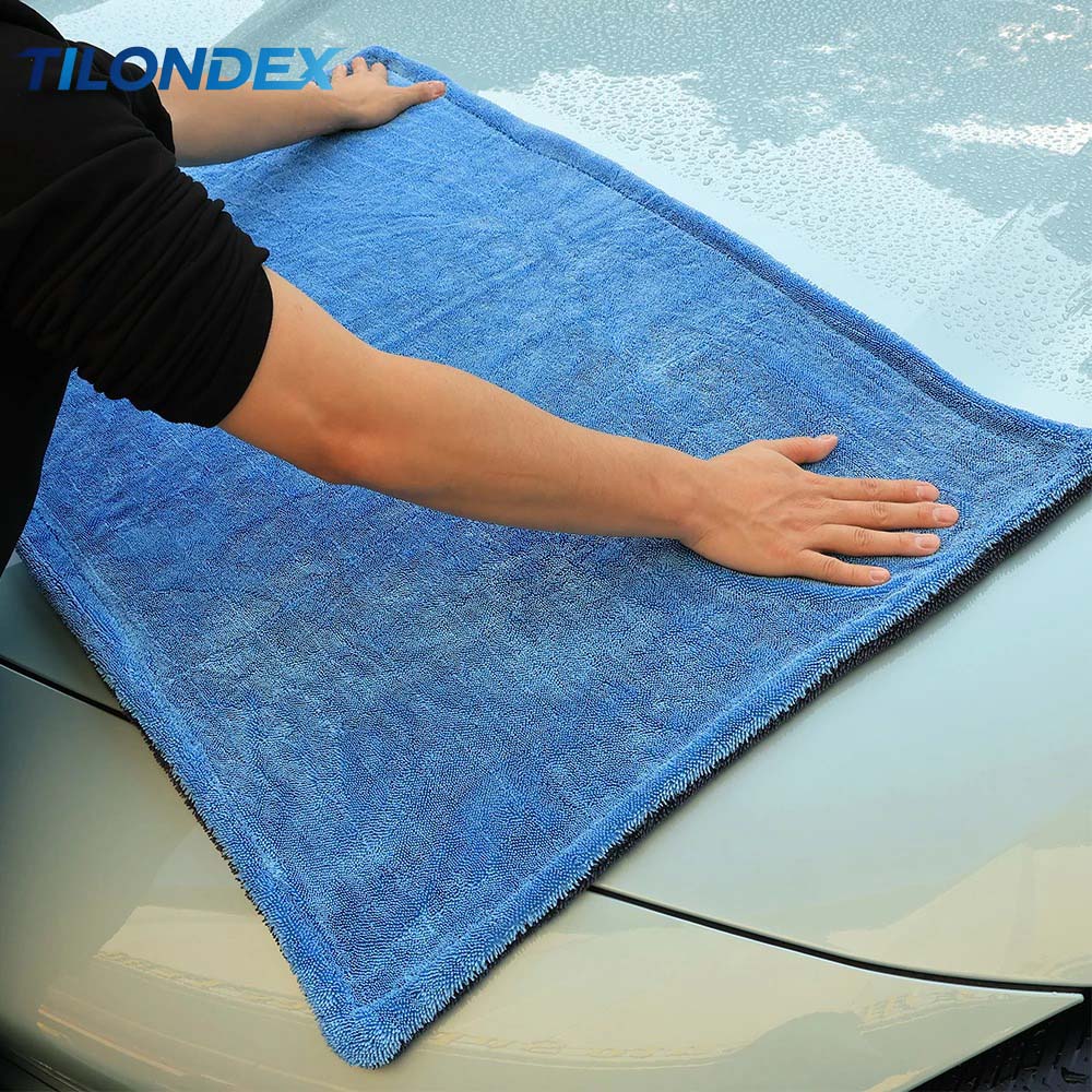 1/2PC 1000GSM Dual-Sided Micro - Microfiber Towel Detailing 评论和价格