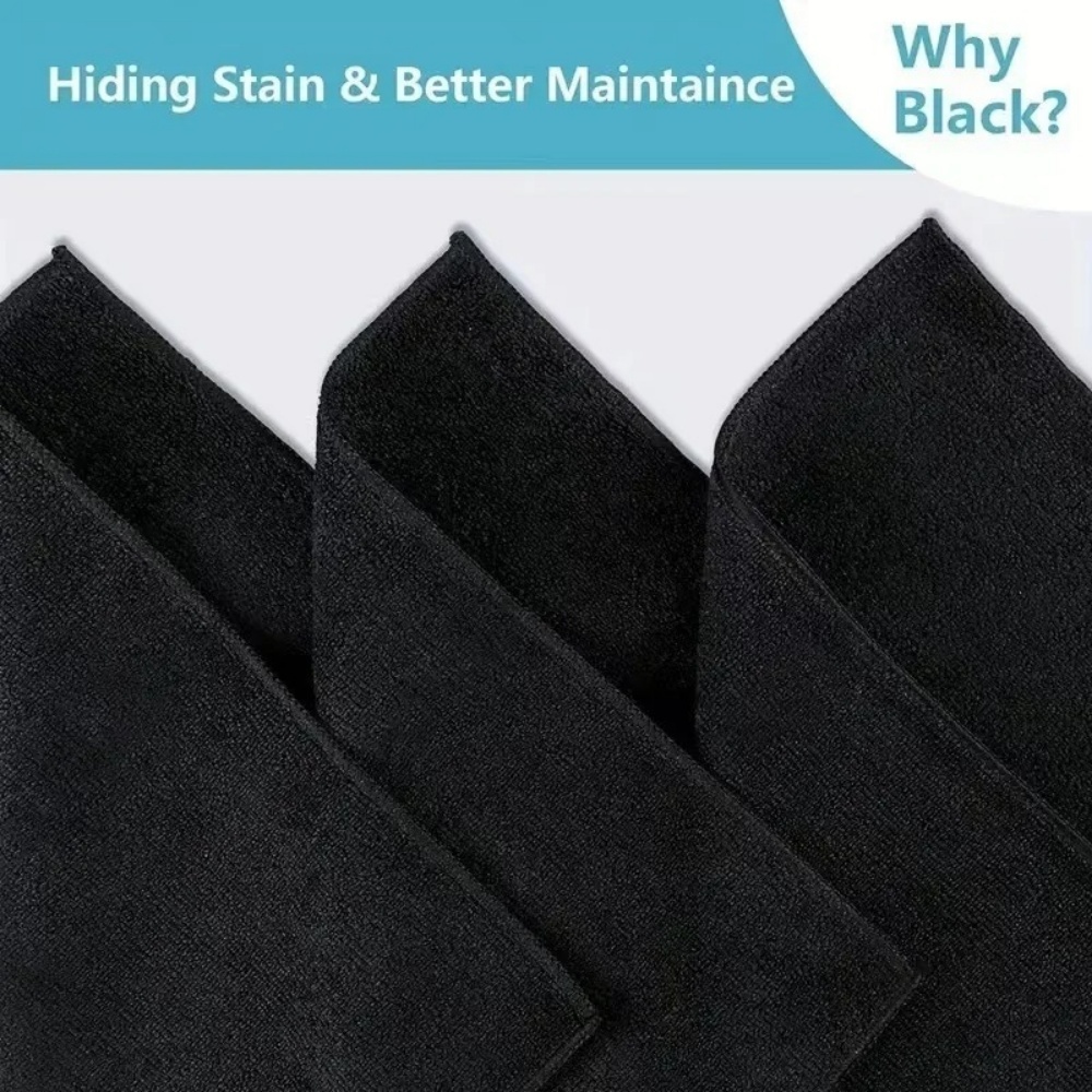 Black Microfiber Cleaning Clot - Microfiber Towel Detailing 评论和价格