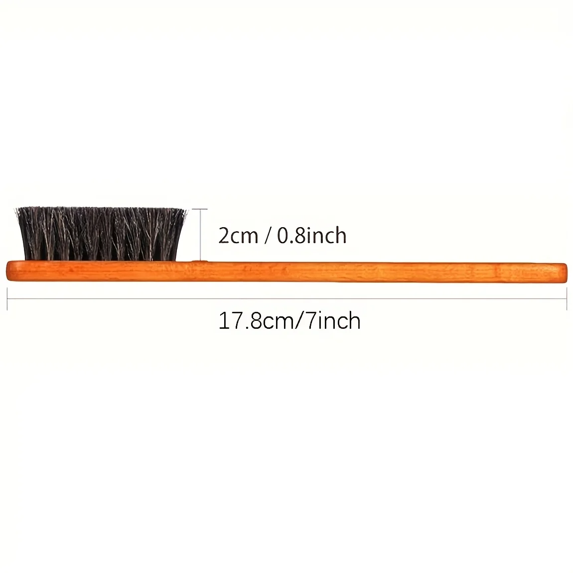 2Pcs/Set Horse Mane Bristle De - Detailing Brush Set 评论和价格