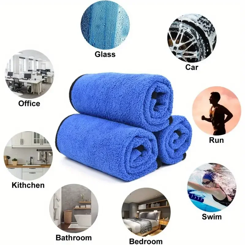 1-4pcs Soft Microfiber Car Was - Microfiber Towel Detailing 评论和价格