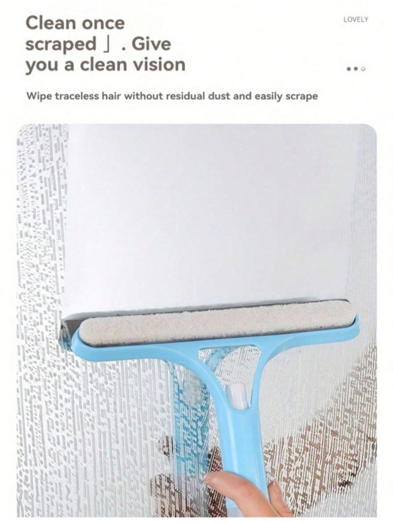 3 in 1 Glass Squeegee with Spr - Glass Cleaner Streak 评论和价格