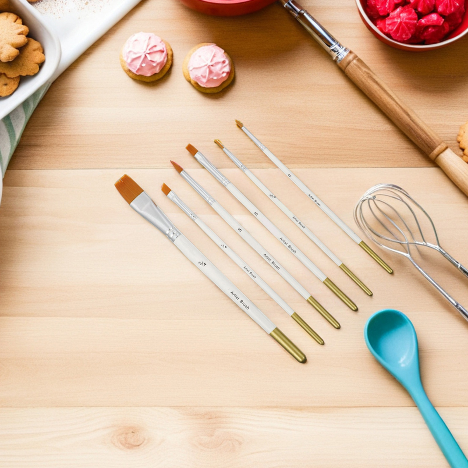 12Pcs Fondant Cake Decorating  - Detailing Brush Set 评论和价格