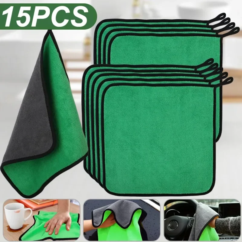 5/15pcs Microfiber Cleaning To - Microfiber Towel Detailing 评论和价格